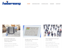 Tablet Screenshot of habersang.com